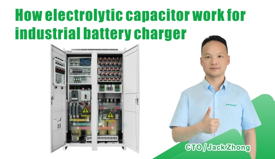 How electrolytic capacitor work for industrial battery charger