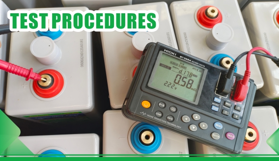 Measurement method and procedure of internal resistance of lead-acid battery